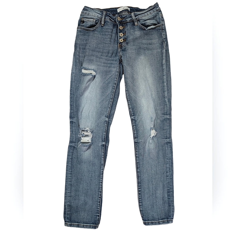 KanCan distressed ripped jeans 7